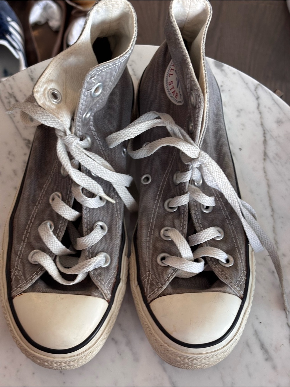 Converse Chuck Taylor All Star High Top Grey Canvas Sneakers